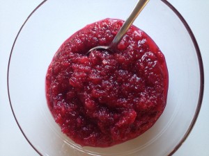 Cranberry relish 11.14